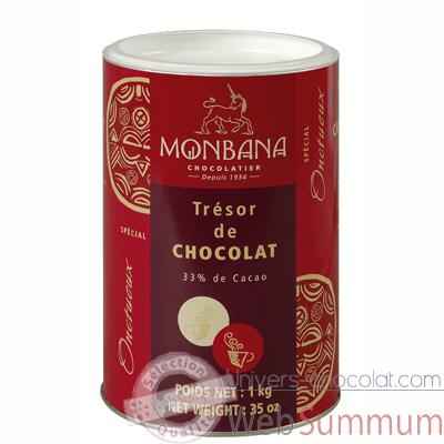 Chocolat en poudre  Trésor  de Monbana